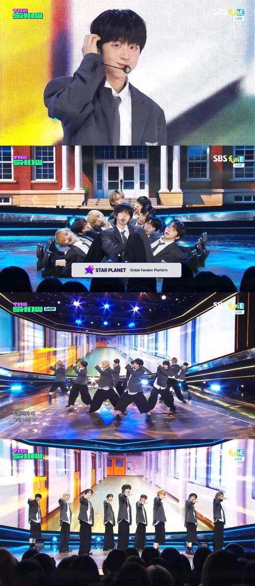 “불안과 희망의 노래”…아홉(AHOF), ‘더쇼’ 무대서 청춘의 순간→몰입 / SBSfunE
