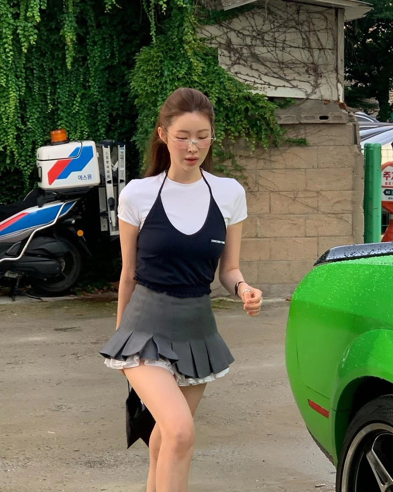 “비온다 뛰어”…차정원, 여름밤 질주→도심 청량 감성 / 배우 차정원 인스타그램