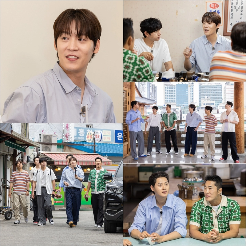 “맛 표현이 예술”…존박·차태현 ‘핸썸가이즈’ 경동시장 먹방→유쾌한 팀워크 소환 / tvN