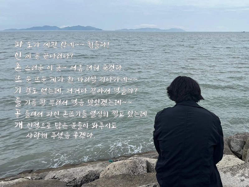 “촌스러운 옷엔 여름 바람”…김성오, 고독 감도는 바닷가→진솔한 소회 / 배우 김성오 인스타그램