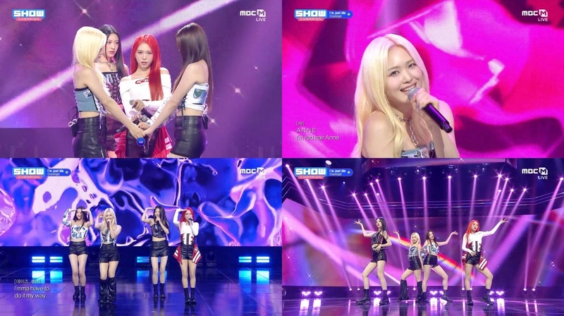 “완성형 실력 증명했다”…크레이즈엔젤, ‘쇼! 챔피언’ 첫 무대→‘I’m Just Me’ 라이브로 시선 집중 / MBC M
