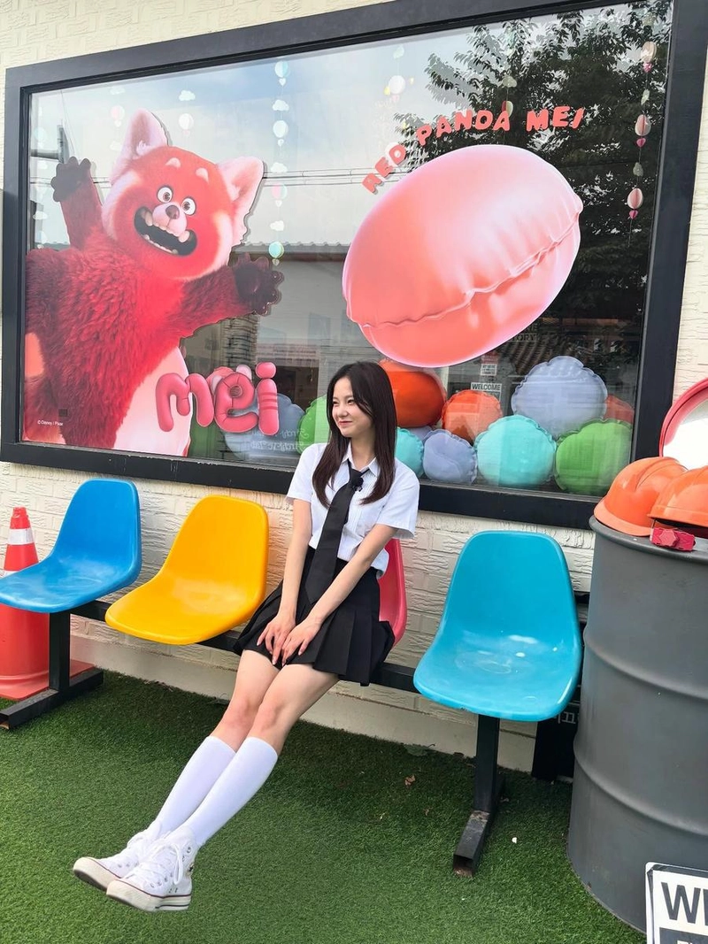 “너무 좋자나”…최유진, 교복 미소→여름 한복판 설렘 / 걸그룹 케플러 최유진 인스타그램