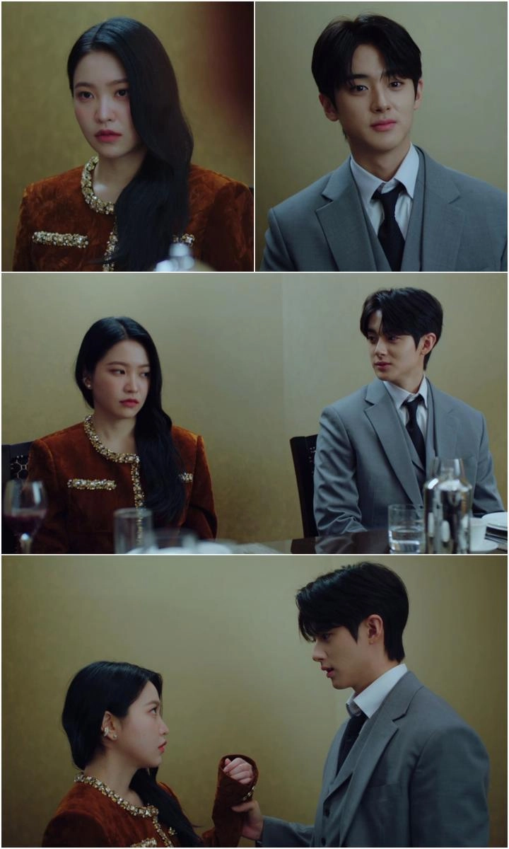 “강렬한 시선으로 맞선다”…김예림·김민규, ‘청담국제고등학교2’서 폭발적 텐션→관심 집중 / 와이낫미디어, 리안컨텐츠
