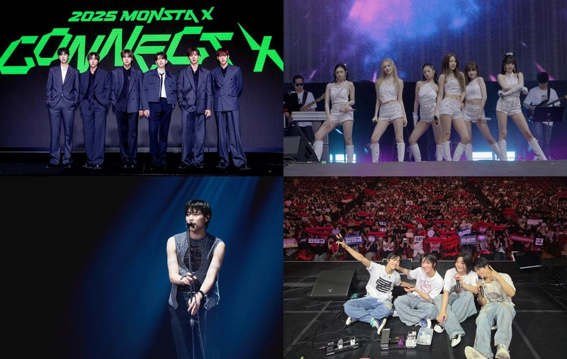 “몬스타엑스·아이브·우즈, 세계를 뒤흔드는 무대”…글로벌 페스티벌 점령→K팝 위상 도약 / 카카오엔터테인먼트