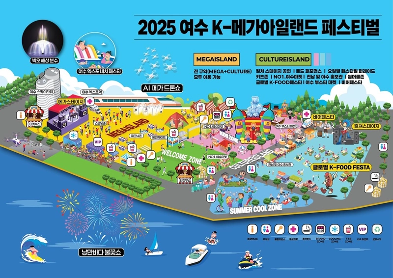 “남규리·황인혜·유민상·허경환, 페스티벌의 얼굴로”…‘2025 여수 K-메가아일랜드’ MC·AI 드론쇼→K-팝 열전 / KMIF 조직위원회