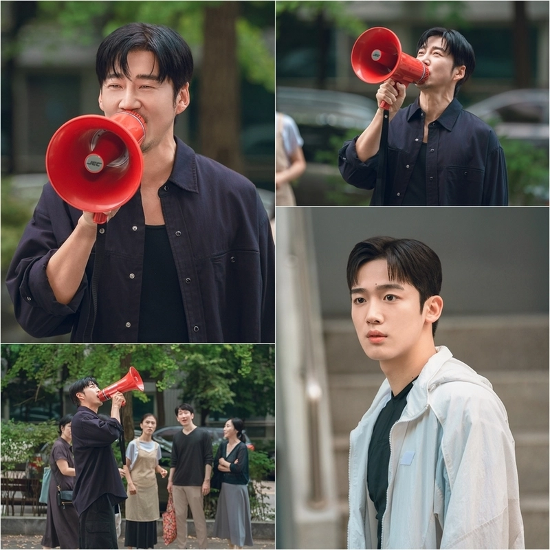 “확성기 들고 소환작전”…트라이 윤계상, 김요한과 괴짜사제케미→기적의 팀워크 기대 / SBS
