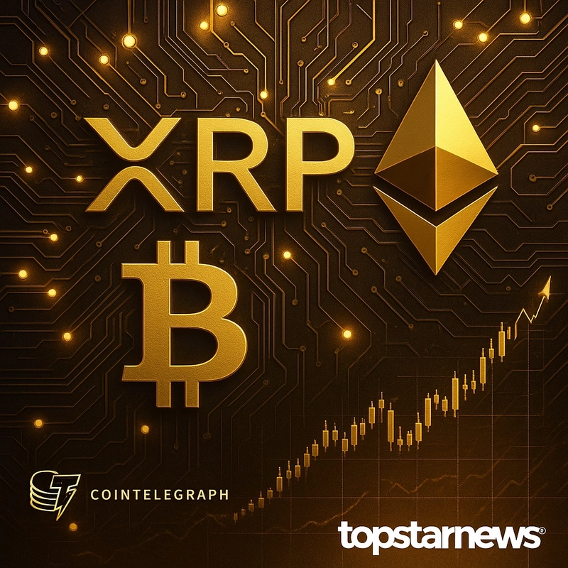 리플 XRP·이더리움 상승에 시총 4조 달러 육박…암호화폐, 세계 최대 기업 엔비디아 턱밑 추격