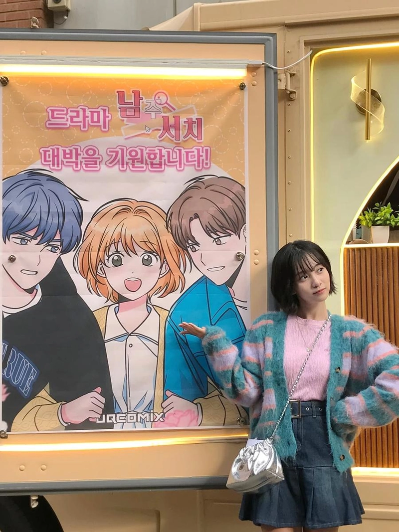 “드라마 속 나를 만나다”…갈소원, 부드러운 미소→설렘 가득 현장 / 배우 갈소원 인스타그램