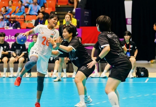 “43점 대승 신고”…지현아 6골, 한국 인도 완파하며 아시아 유스 핸드볼 시작 / 연합뉴스