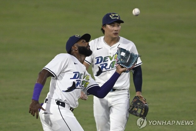 “5경기 만에 멀티 히트”…김하성, 도루·득점으로 탬파베이 역전승 견인 / 연합뉴스