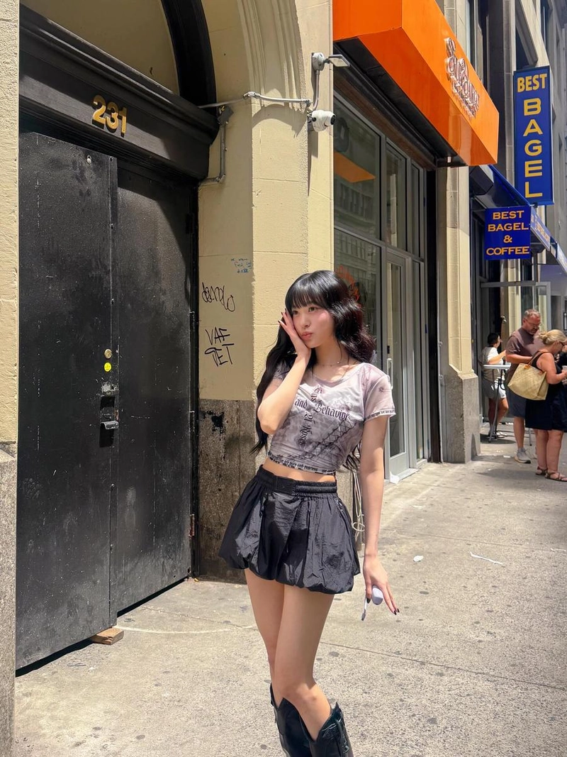 “뉴욕의 시작은 이렇게”…최리, 한여름 도심→설렘 가득 인증 / 걸그룹 아르테미스 최리 인스타그램