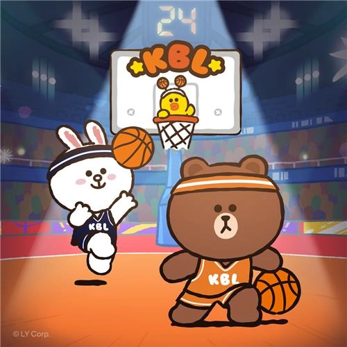 “라인프렌즈 협업 상품 출시”…KBL, 구단 유니폼과 인기 캐릭터 연계 / 연합뉴스