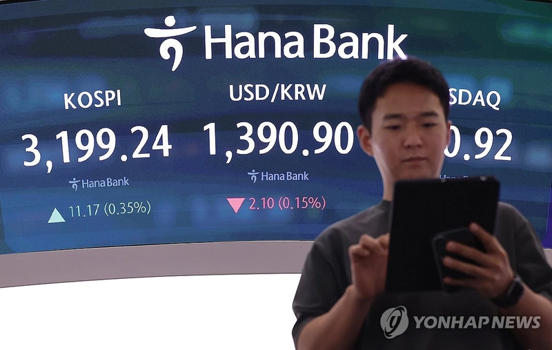코스피 0.71% 상승…나흘 만에 3,200선 회복