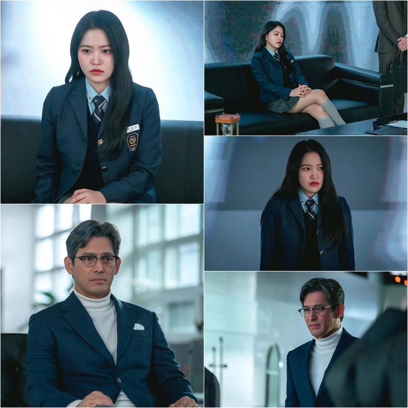 “몰락 앞선 두려움”…김예림, ‘청담국제고등학교2’ 위기 속 흔들린 눈빛→긴장 고조 / 와이낫미디어, 리안컨텐츠