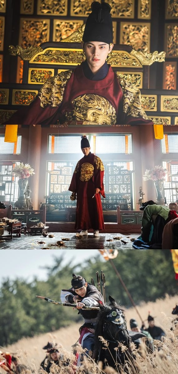 “살벌한 미각 폭군”…이채민, ‘폭군의 셰프’ 왕좌에서 선 굵은 변신→압도적 존재감 예고 / tvN
