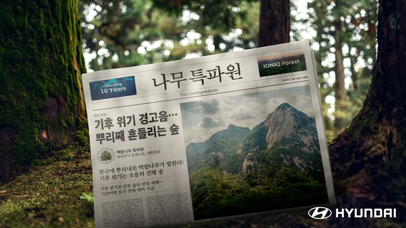 AI 기반 친환경 혁신…현대차 나무 특파원 캠페인, 사회공헌 패러다임 전환→업계 주목