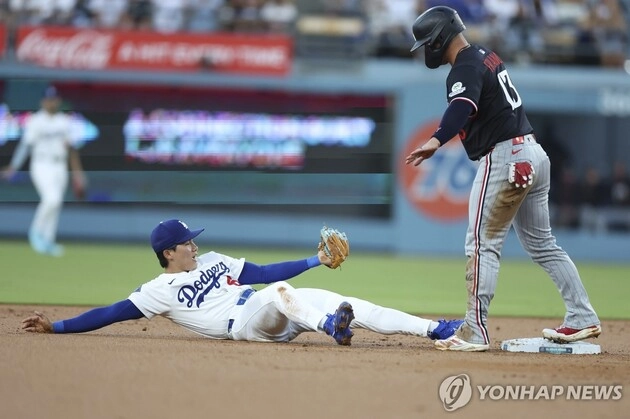 “5경기 연속 홈런 폭발”…오타니, 다저스 구단 타이 기록 달성 / 연합뉴스