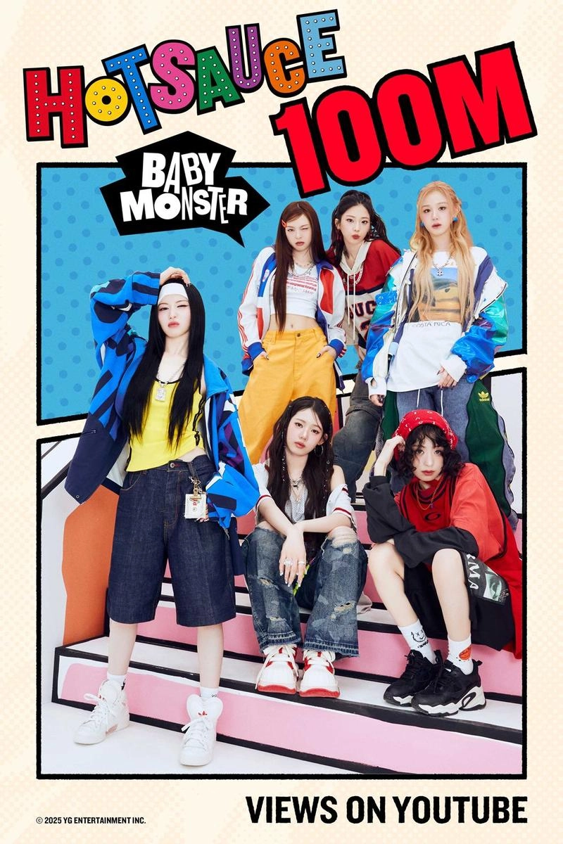 “1억 뷰 돌파로 여름 장악”…베이비몬스터, ‘HOT SAUCE’ 뮤직비디오 글로벌 신드롬→월드투어 열기