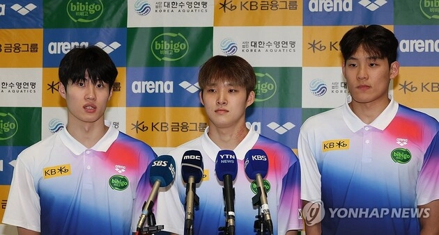 “세계신기록 도전 천명”…김영범, 계영 800ｍ 대표팀 막내로 출격 / 연합뉴스