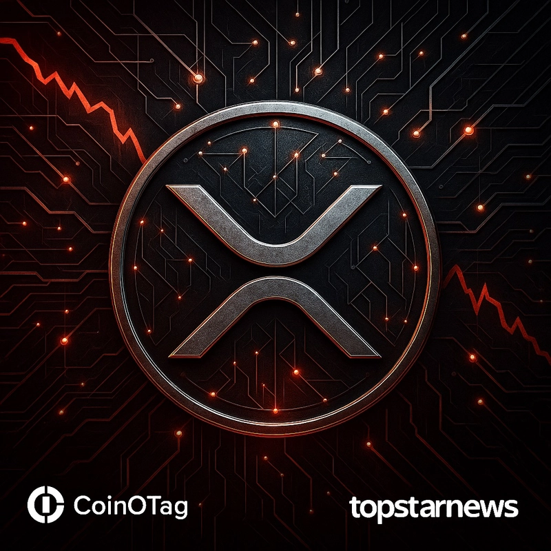 리플 XRP, 10% 급락…거센 청산 압력