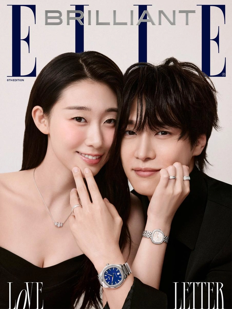 “사랑스러움 한도 초과”…강유석·한예지, ‘엘르 브릴리언트’ 커버→현실 케미의 정점 / 엘르코리아