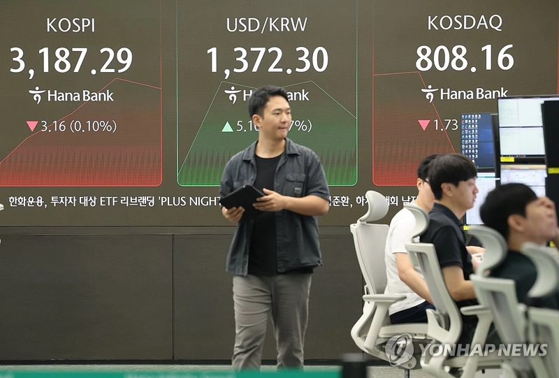 코스피 3,190선 등락…한미 무역협상 주시 속 제한적 상승