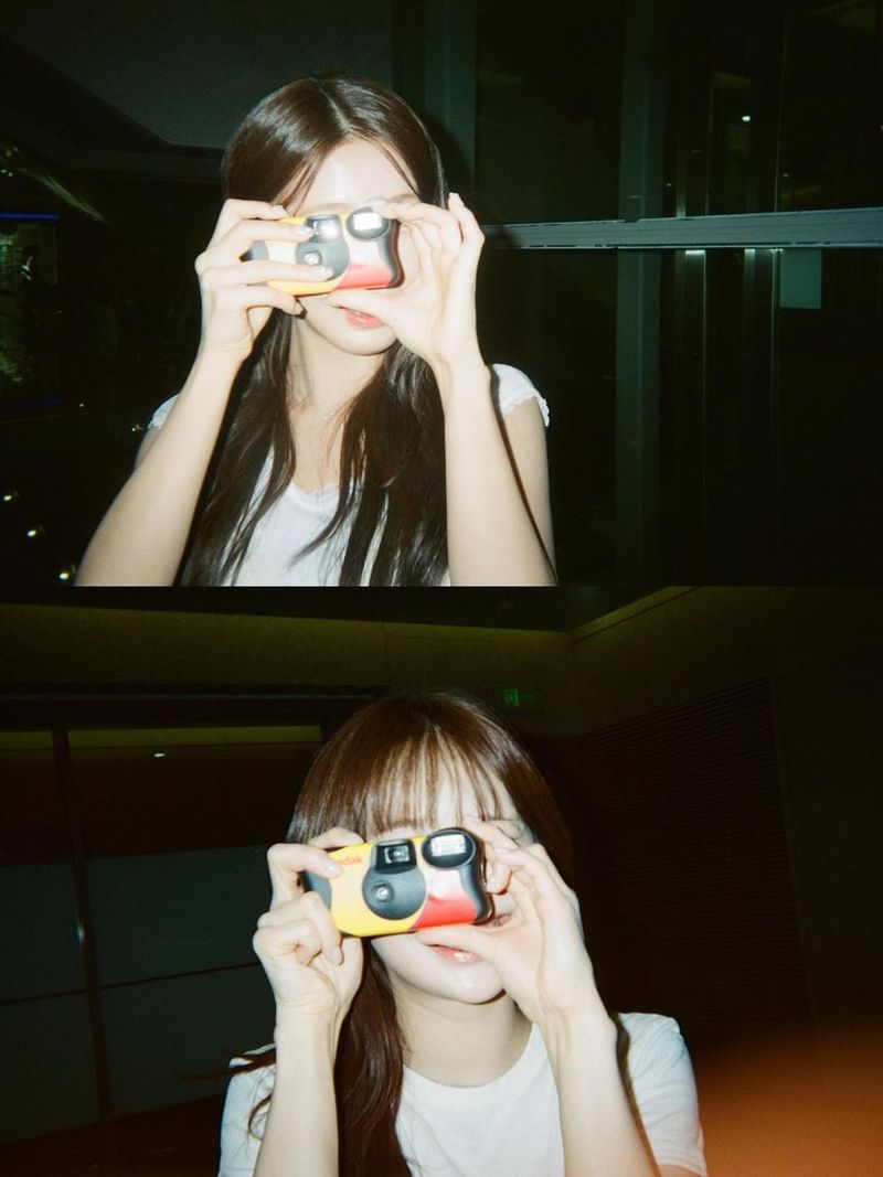 “지우랑 상하이”…미연, 여름밤 카메라 너머→감성 가득 순간 / 걸그룹 아이들 미연 인스타그램