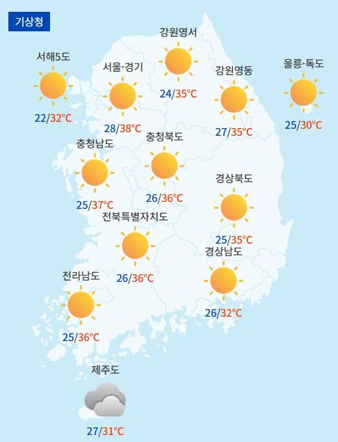 전국날씨예보 / 케이웨더