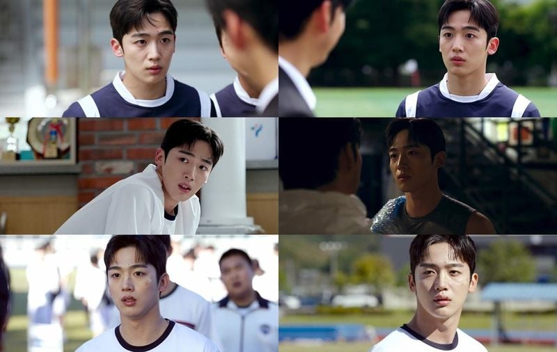 “김요한, 반항의 눈빛으로 압도하다”…‘트라이’서 럭비부 주장 변신→청춘 에너지 폭발 / 트라이