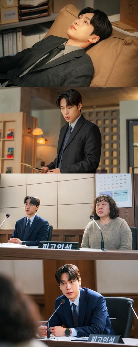 “강유석, ‘서초동’ 법정서 폭풍 변론”…인싸 변호사의 진심→몰입도 극대화 / tvN
