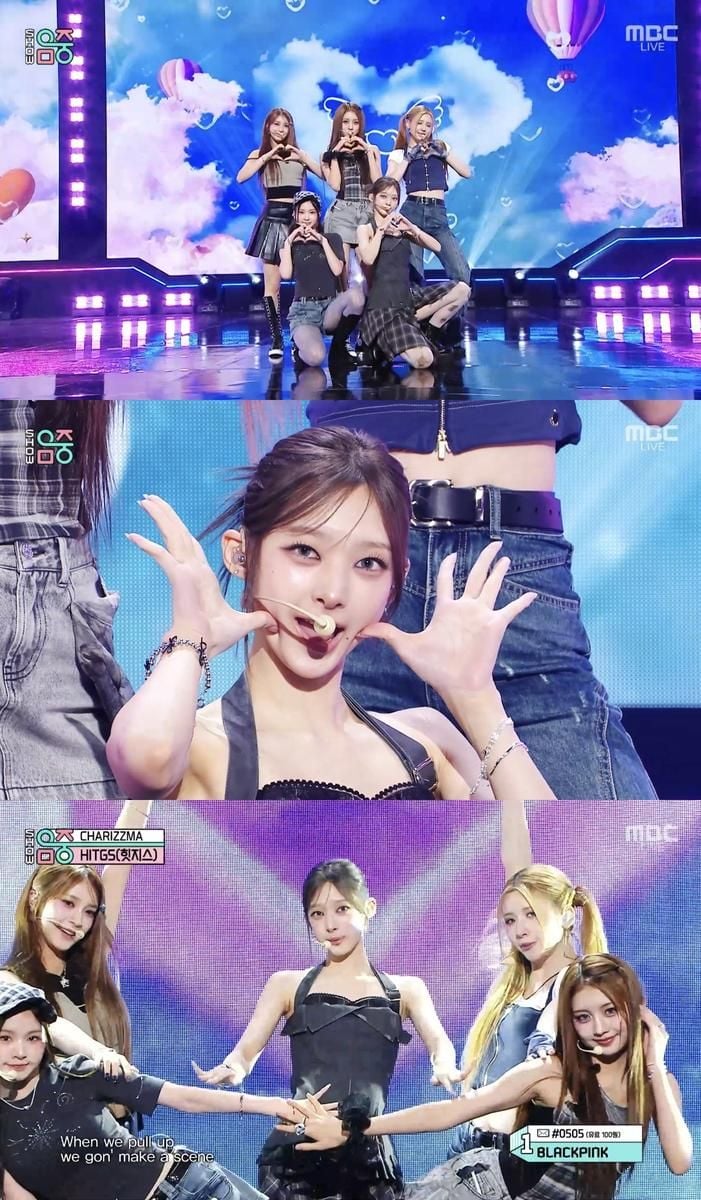 “HITGS, ‘음악중심’ 완전체 무대→‘CHARIZZMA’로 상큼 매력 폭발”