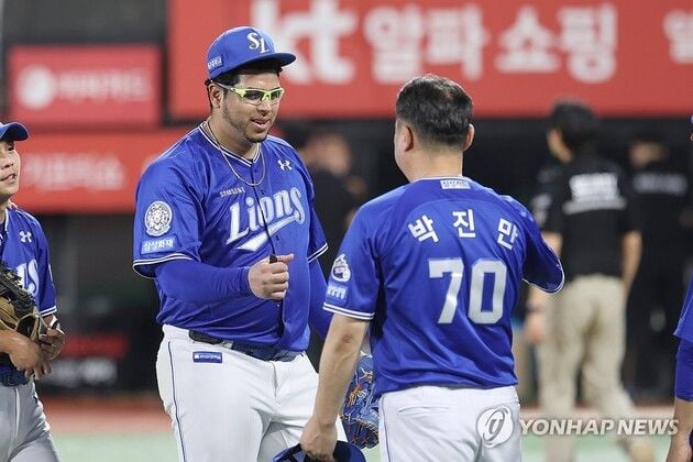 “후라도 두 번째 완봉”…삼성, 김영웅 스리런 포함 11-0 완승 / 연합뉴스