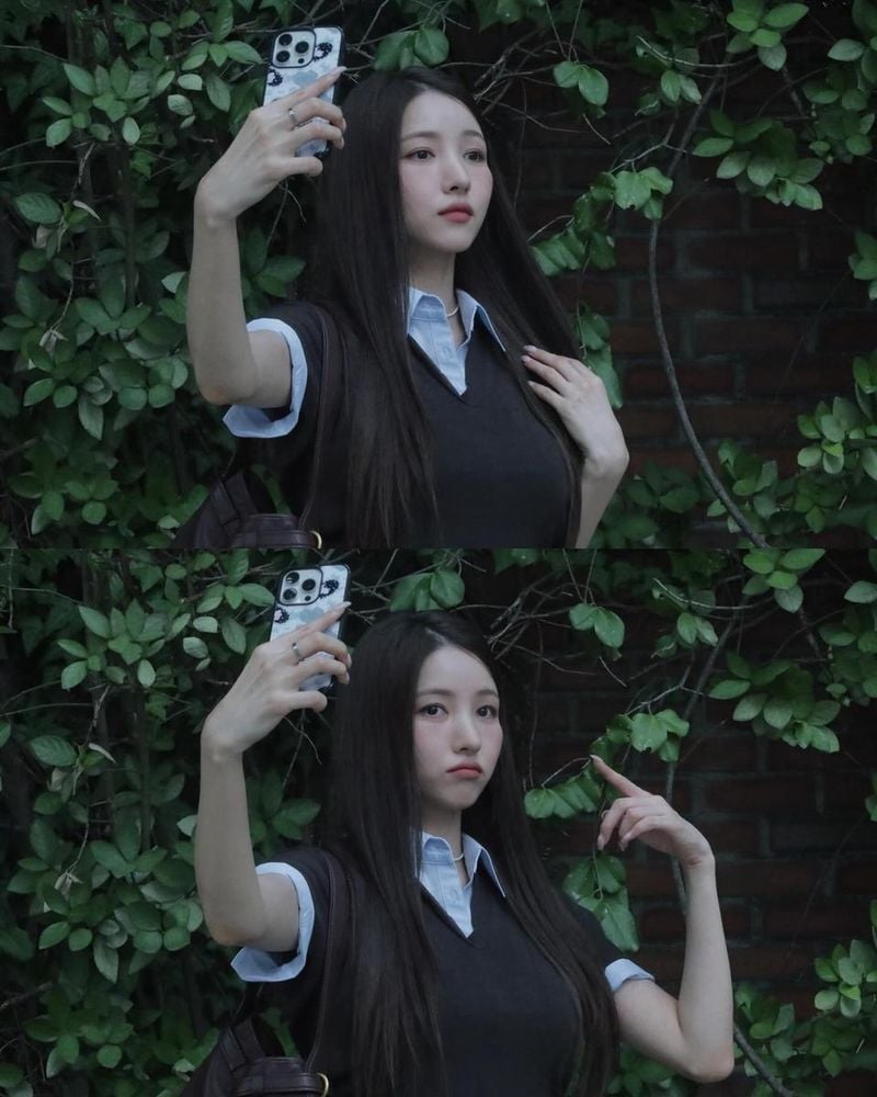 “삐뚤한 입술에도 시선 머문다”…소원, 여름 저녁 감성→청량 미소 한가득 / 걸그룹 여자친구 소원 인스타그램