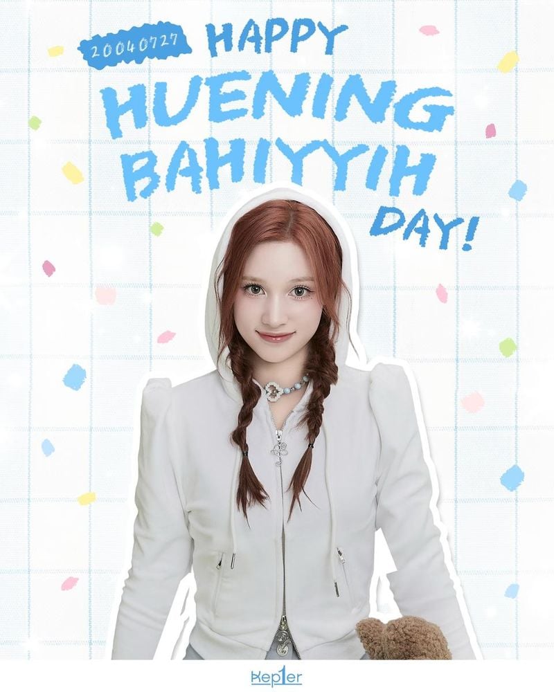 “HAPPY HUENING BAHIYYIH DAY”…휴닝바히에, 생일 축하 속 미소→사르르 녹는 한여름 설렘 / 걸그룹 케플러 인스타그램
