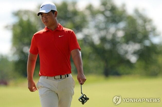 “버디 5개에도 주춤”…김주형, PGA 3M오픈 3라운드 공동 54위 / 연합뉴스