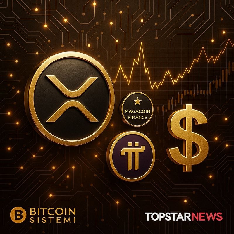 리플 XRP·파이코인·MAGACOIN, 2025년 알트코인 삼국지 본격화