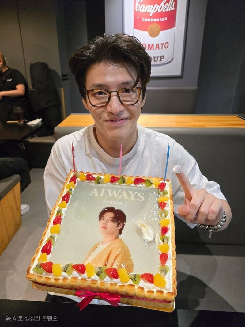 “기억되길 바란 순간”…강하늘, 설렘 속 소회→케이크 앞 미소 / 배우 강하늘 인스타그램
