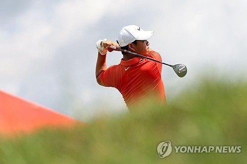 “이글 포함 5언더”…김주형, 3M오픈 28위로 순위 끌어올려 / 연합뉴스
