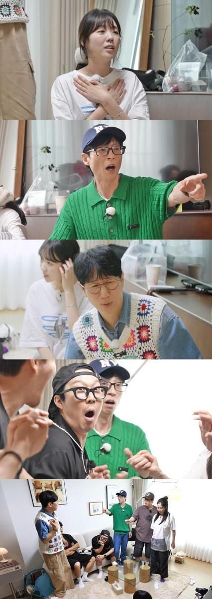 “사자후 터진 순간”…‘런닝맨’ 유재석·지석진, 막내 집들이 선물→예측불허 웃음 폭발 / SBS