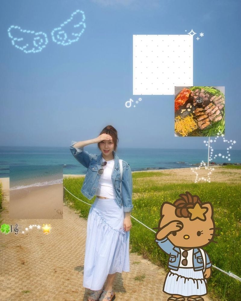 “다시 찾은 파도 소리”…박민지, 바닷가 여름→청량감 가득 인증 / 걸그룹 시크릿넘버 박민지 인스타그램