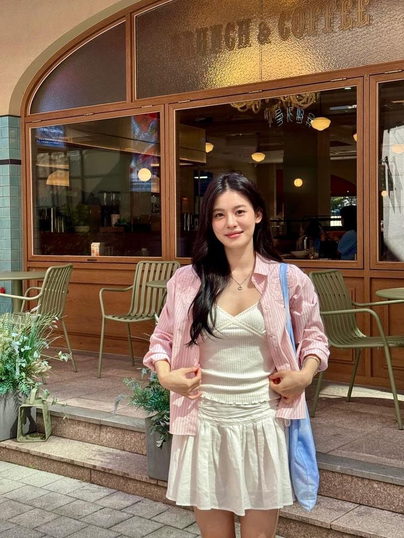 “너무 덥잖앙”…주하늘, 한여름 오후→청초한 미소와 설렘 / 하트페어링 출연자 모델 주하늘 인스타그램