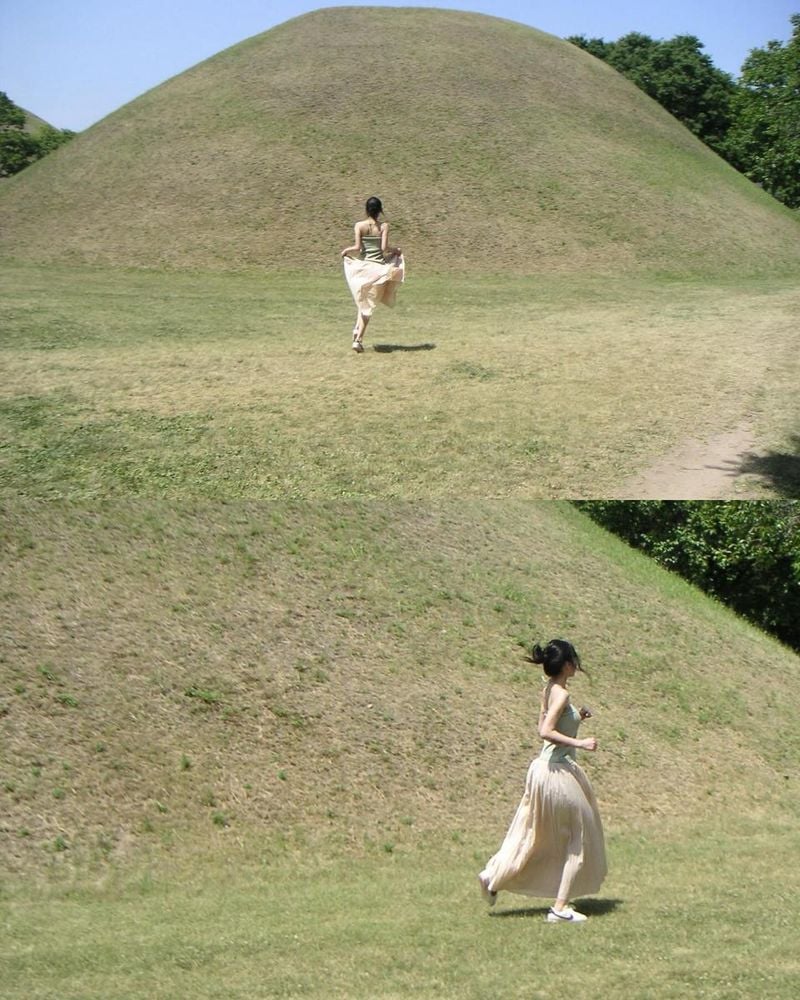 “보고 싶은 경주, 그리움이 번진 여름”…헤이즈, 기억 속 달리기→초록 언덕의 여운 / 가수 헤이즈 인스타그램