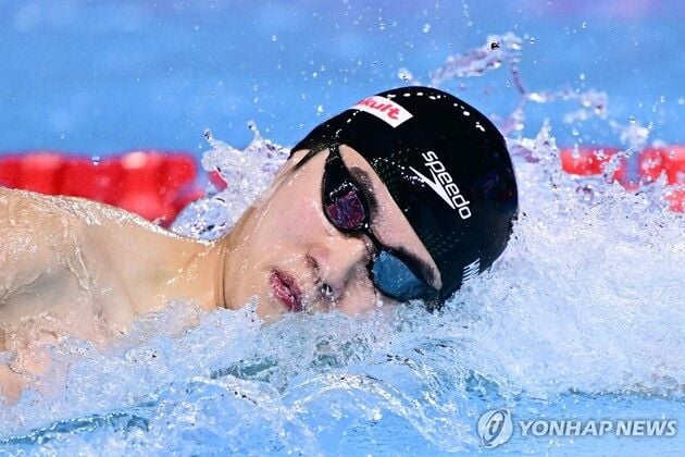 “1분44초84 준결승 2위”…황선우, 세계선수권 자유형 200m 결승 진출 / 연합뉴스