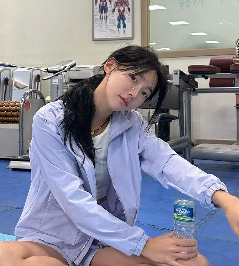 “다음 생엔 존잘남으로 태어나게 해주세요”…김민지, 땀과 여운 속 자기 고백→운동 후 깊은 쉼표 / 육상선수 김민지 인스타그램