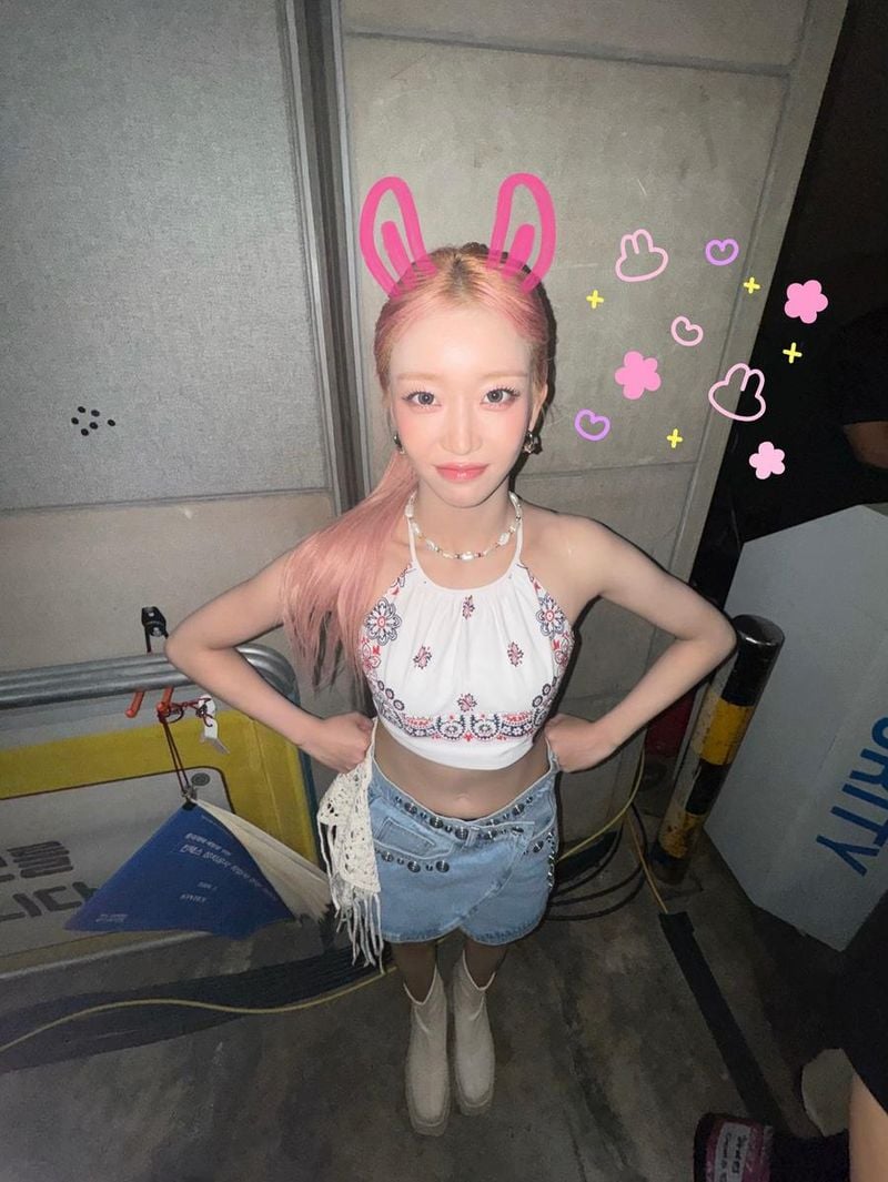 “시원해져라 얍”…수민, 여름 밤 열기→러블리 에너지 완성 / 걸그룹 스테이씨 수민 인스타그램