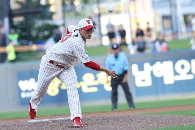“최민석 6이닝 1실점 쾌투”…KIA 7연패 추락, 두산 김재환 구단 최다 홈런 / 연합뉴스