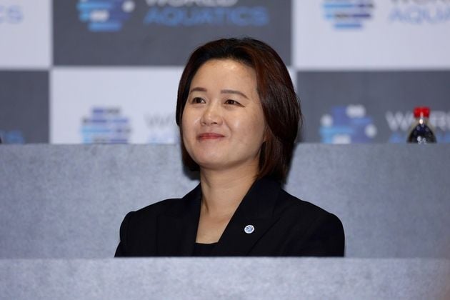 “세계수영연맹 집행위원 연임”…박주희, 2029년까지 임기 확정 / 연합뉴스