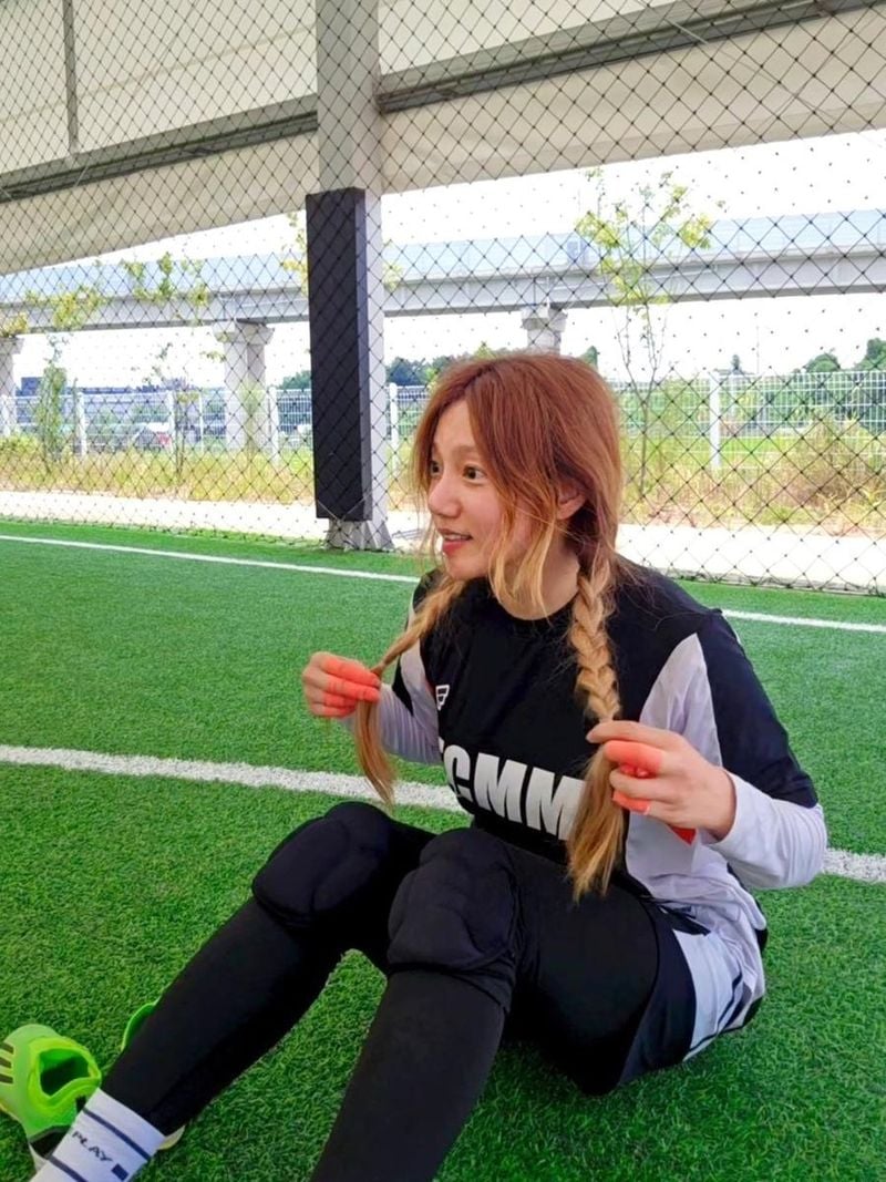 “땀방울 가득 채웠죠”…이채영, 여름 운동장→완벽 에너지 폭발 / 배우 이채영 인스타그램