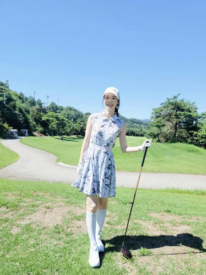 “첫 도전, 빛나는 여름”…한수연, 푸른 골프장→청량 감성 폭발 / 배우 한수연 인스타그램
