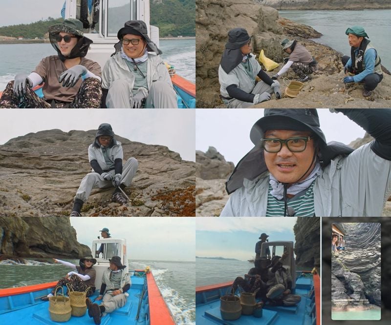 “거북손 채집에 흠뻑”…김상호, ‘제철남자’ 관매도 절경→섬 라이프 몰입 / TV CHOSUN ‘제철남자’